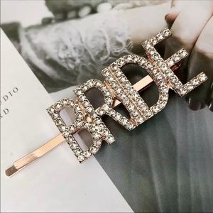 Rose Gold Bridal Hair Pin Barrette Hair Clip